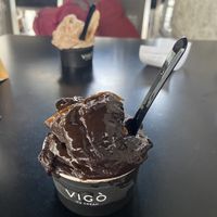 Chocolate orange  at Vigo Ice Cream in Ljubljana