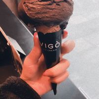 Chocolate orange  at Vigo Ice Cream in Ljubljana