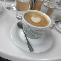Oat milk cappuccino   at Kavarna Triglav in Koper