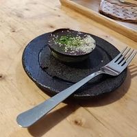 Matcha buttercup (vegan) at Ippuku Tea House in York
