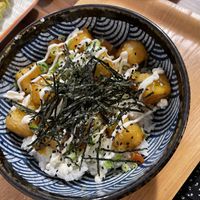 Teriyaki tofu donburi  at Ippuku Tea House in York