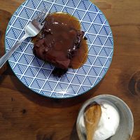 Both desserts together (August 2022) at Ippuku Tea House in York