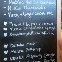 Desserts at Ippuku Tea House in York