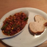 Fagioli al pomodoro at Arlecchino in Greenock