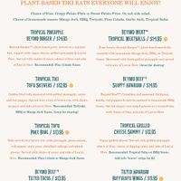 New, expanded vegan menu! at The Tilted Tiki in Stillwater