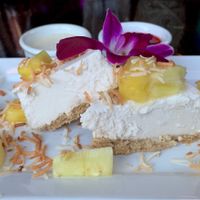 Daiya New York Style Cheezecake at The Tilted Tiki in Stillwater