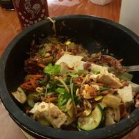 Stone bowl with tofu at Stone Bowl in Cincinnati