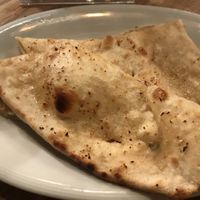Garlic naan (vegan)  at Bhajan Cafe in Krakow