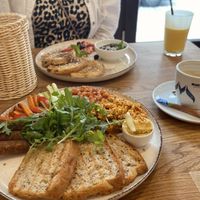 Full English breakfast   at Bhajan Cafe in Krakow