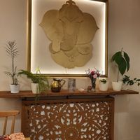 Decor at Bhajan Cafe in Krakow