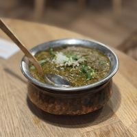 Tofu palak  at Bhajan Cafe in Krakow