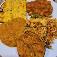 Vegan, gluten free set menu for 3 dishes. at Bhajan Cafe in Krakow