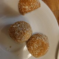 the only dessert available for Sunday lunch at Bhajan Cafe in Krakow