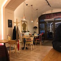 Decor at Bhajan Cafe in Krakow