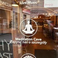 entrance at Bhajan Cafe in Krakow