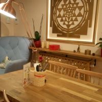 next to the tender at Bhajan Cafe in Krakow