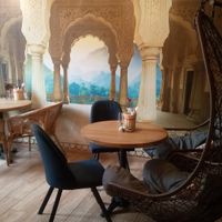 room on the left side at Bhajan Cafe in Krakow