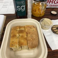 Hibiscus Berry Tea w/Focaccia (Acme Bread) + Hummus  - Working Lunch  at sweetgreen in San Mateo
