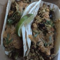 Vegan Tofu Scramble Tacos at NU Kitchen in Worcester