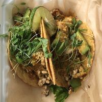 Vegan Tacos at NU Kitchen in Worcester
