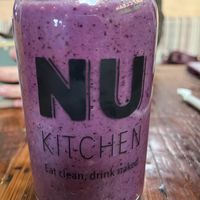 Blue monkey smoothie  at NU Kitchen in Worcester