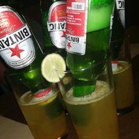 bintang mango and lime shandy at Perla Nera in 