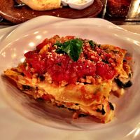 Lasagna at Perla Nera in 