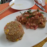 Tofu bravas at Live Life  in Cebu