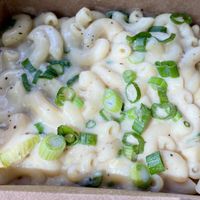 Mac and cheese (no seitan)  at The Belmont Fermentorium - Modern Times Beer in Portland