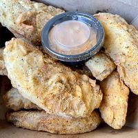 Pickled potato wedges  at The Belmont Fermentorium - Modern Times Beer in Portland