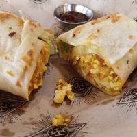 Breakfast burrito at The Belmont Fermentorium - Modern Times Beer in Portland