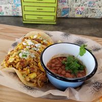 Breakfast tacos at The Belmont Fermentorium - Modern Times Beer in Portland