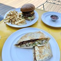 Munchwrap & Double Burger at The Belmont Fermentorium - Modern Times Beer in Portland