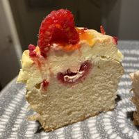 Raspberry & Passionfruit cupcake (classic size)  at Lola's Cupcakes - Victoria Place in London