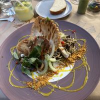 My main dish, Llama Thai   at De La Llama in Quito