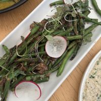 Green beans  at De La Llama in Quito