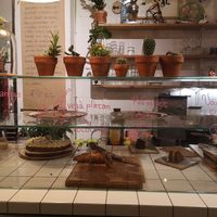 Cake counter at Cosmo in Barcelona