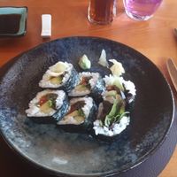 Vegan futomaki at Yama Restaurant Alte Post in Davos