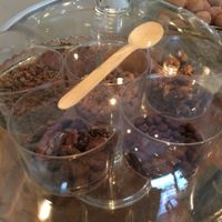 Chocolates to taste.  at Cachao Chocolate Manufactury  in Mallorca