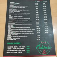 Menu at Caloroso Pizza - Beckton in East London