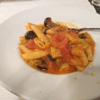 Penne pasta with vegetables at Casa Veche in Cluj-napoca