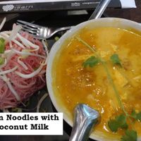 Isarn Noodles with Coconut Milk at Isarn Thai Soul Kitchen in Lynnwood