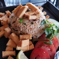 Vegan Isarn fried rice at Isarn Thai Soul Kitchen in Lynnwood