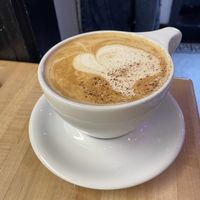 pumpkin spice latte  at Amateur Coffee in Omaha