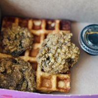 Great spot and wonderful food! The Pistachio Expresso was great as well 😊 #Veganuary at Amateur Coffee in Omaha