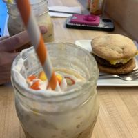 the candy corn latte is AMAZING 🤩🤩🤩🤩  at Amateur Coffee in Omaha