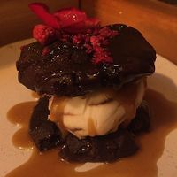 vegan ice cream sandwich  at Polpetta in New Plymouth
