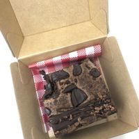 Vegan brownie at The Hatter and the Hare in Bayswater