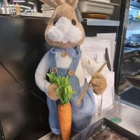 Easter decoration at The Hatter and the Hare in Bayswater