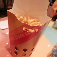 Waffle fries at LEON in Birmingham